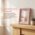thumbnail image 3 of Unique Bargains MDF Wood Cute Wavy Picture Frame Pink 4" x 6", 3 of 6