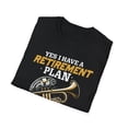 thumbnail image 4 of Retirement Plan Playing Trumpet Musician Player Music Expert Tee, 4 of 4