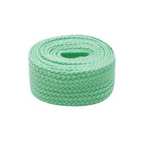 INSPIRE CHIC 1 Pair Flat Shoelaces Thick Shoe Laces Wide Solid Color Strings for Athletic Boots Green 140cm/55.12"