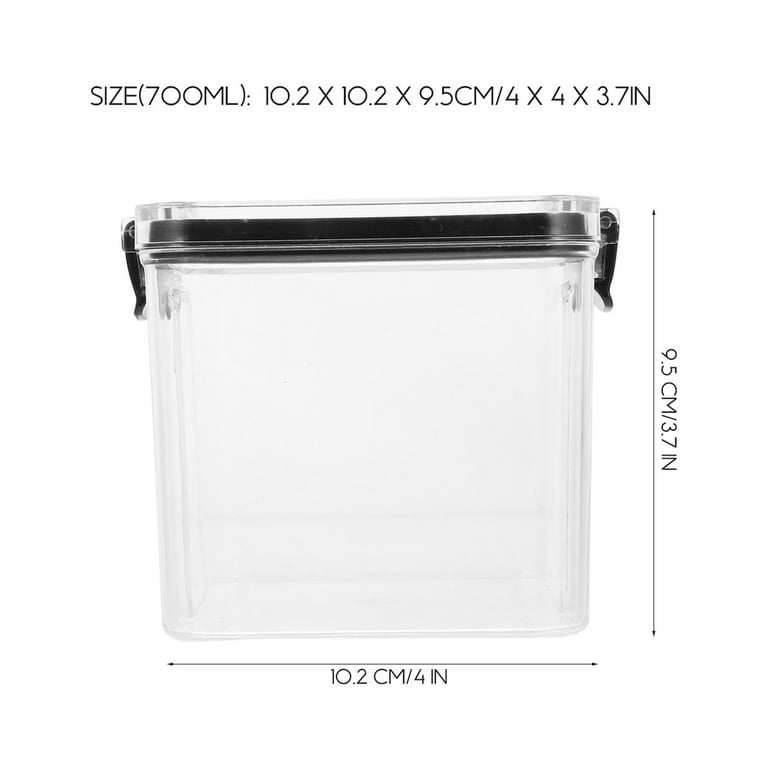 Glass dog food outlet container