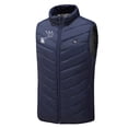 thumbnail image 5 of BLTIBY Women Men Heated Vests, Lightweight 9 Heating Zones Vest (Battery Pack Not Included) Winter Casual Warm Sleeveless Jackets with Pockets Blue 2 L, 5 of 6