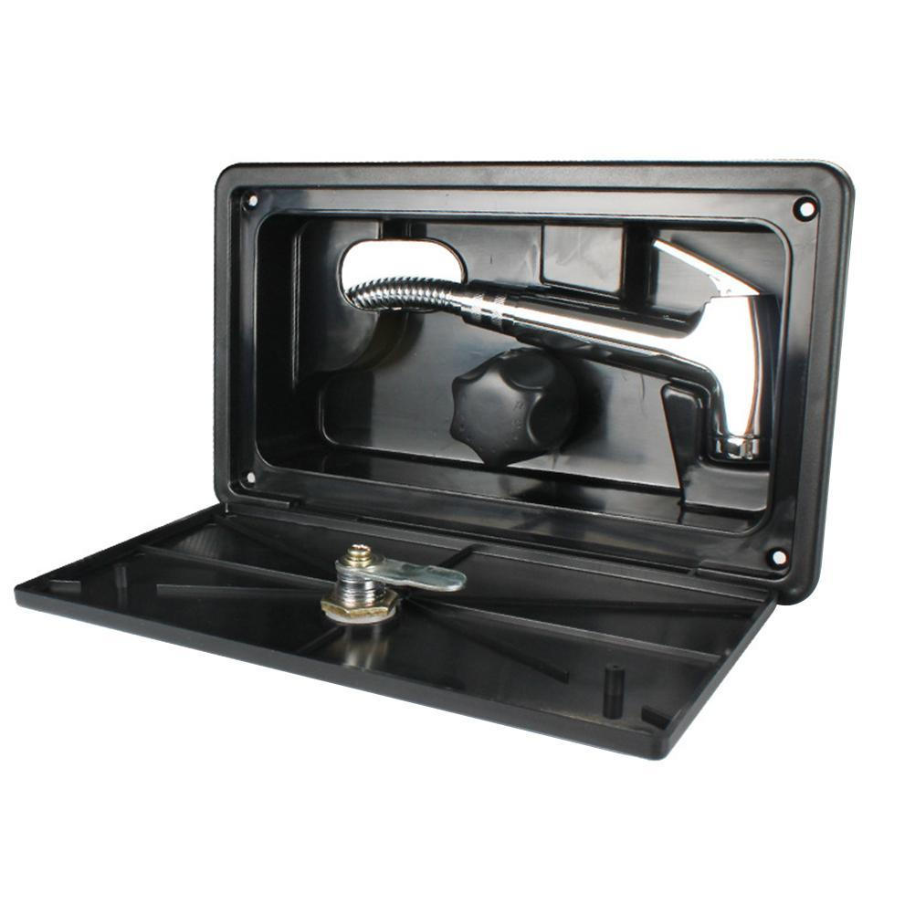 Outdoor RV Shower Box Shower Box Kit Cold Hot Switch Marine Boat