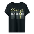 thumbnail image 3 of MEICHEN Graduation Gifts for Her: Class Of 2026 Senior 26 High School Graduation T Shirt Womens Spring Summer Tops, 3 of 3