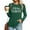 Green, variant on Christmas Sweatshirt for Women Long Sleeve Pullover Merry Christmas Graphic Tops Holiday Casual Sweater Xmas Shirt