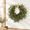 Green-Heart, variant on Artificial Fall Heart Wreath, Bronze-Heart, 22 Inch, Olive Leaves for Front Door Decor