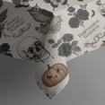 thumbnail image 5 of Beige Gothic Skull Pumpkin Rose Pattern Square Tablecloth,Waterproof Square Table Cover,Wipeable Spillproof Washable Table Cover for Home Kitchen Party Decor 52"x52"(132x132cm), 5 of 6