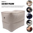 thumbnail image 4 of 1 Set Inflatable Travel Foot Rest Pillow Kids Airplane Bed Adjustable Height Leg Pillow with Pouch, 4 of 8