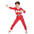 thumbnail image 2 of Mighty Morphin Power Rangers Costume Pyjama (Rouge 4) Garçons Filles Saban Vêtements de Nuit, 2 of 4