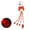 Red, variant on 0.6 Ft 3 in 1 Multi Charging Cable, Short Universal USB Keychain Cable for Travel, Ocean Series Flowing Light Data Cable Cute Pendant Keychain,Cords Adapter with Type-C,Micro USB Port Connectors