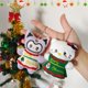 thumbnail image 5 of Sanrio Christmas Cute Dress Up Plush Doll Cartoon Hello Kitty My Melody Cinnamoroll Pendant Decoration DIY Dolls Kids Toy Gifts, 5 of 5