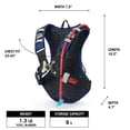thumbnail image 4 of USWE 2083438 8 Liter Moto Hydro Hydration Pack - Black & Factory Orange, 4 of 4