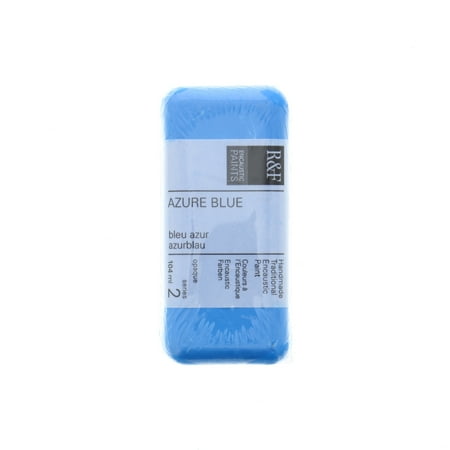 UPC: 0836943001695 | R&F Handmade Paints Encaustic Paint Cake  104ml  Azure Blue