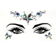 thumbnail image 3 of Acrylic Green Resin Diamond Face Sticker Rhinestone Face Sticker Crystal Diamond Eyebrow Sticker Diamond, 3 of 5