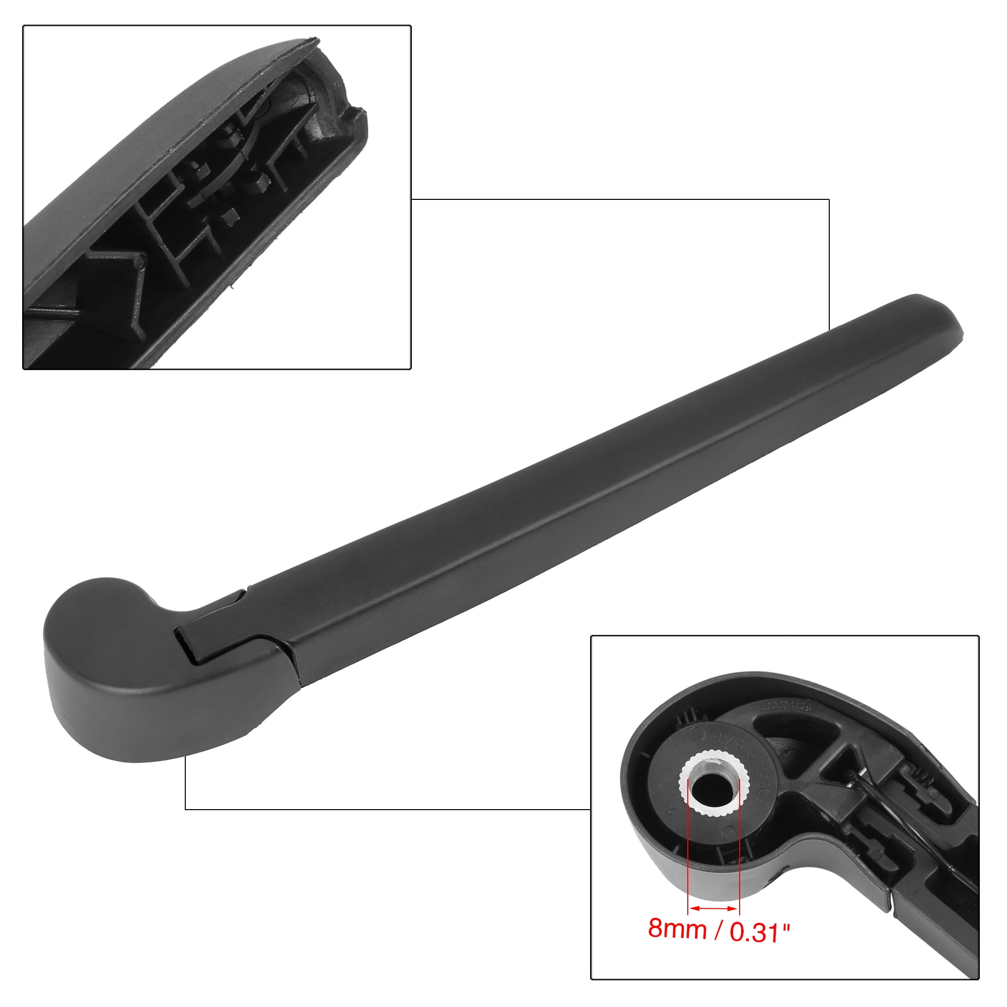 Unique Bargains Car Rear Wiper Blade Arm Set 13"es for Audi Q5 2008-2017