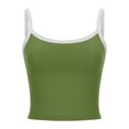 thumbnail image 6 of Workout Tops for Women Sports Casual Square Neck Sleeveless Slim Fitted Basic Crop Tank Top Teen Girls Cami Shirts, 6 of 7