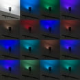 thumbnail image 4 of FSLiving J Type Track Light, Adjustable Island Lighting, Color Changing RGBW A19 Smart Bulb by Remote DIY Ceiling Spotlight Juno Track Light for Kitchen Beam Vaulted Ceiling,Disco Ball Macaron Grey, 4 of 9