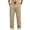 Khaki, variant on GrmtClth Mens Casual Pants for Men Elastic Waist Drawstring Lightweight Summer Loose Beach Straight Leg Pants with Pockets Navy L