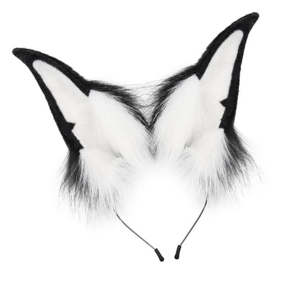 SDFGTstore Handmade Faux Furs Cats Wolf Foxes Dog Ears Headband Party Costume Ears Hair Hoop Gift