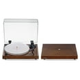 thumbnail image 1 of Fluance RT85N Reference High Fidelity Vinyl Turntable Record Player with Nagaoka MP-110 Cartridge And Anti-Vibration Wood Isolation Base - Natural Walnut, 1 of 8