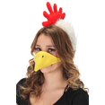 thumbnail image 1 of Plush Chicken Headband & Beak Kit, 1 of 4