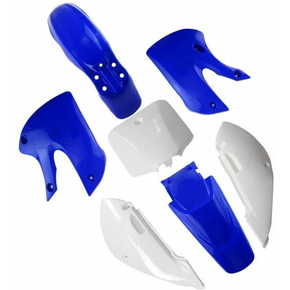 Plastic Body Fairing Blue White for SSR Motorsports SR170TX Dirt Pit Bikes 170cc