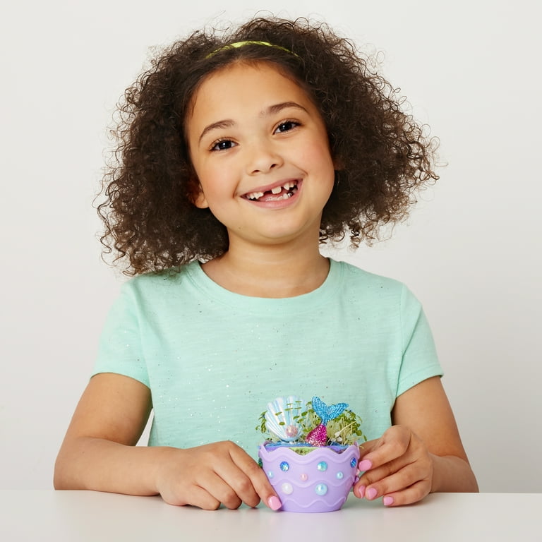Creativity for Kids Mini Garden Mermaid Terrarium - Art Making Toy