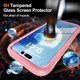 thumbnail image 5 of Funda Magnética de Privacidad para iPhone 17, Protector de Pantalla de Privacidad, Protección de Grado Militar Funda de Cuerpo Completo Anti Peep a Prueba de Golpes de Vidrio  Borde de Silicona, 5 of 8