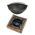 thumbnail image 1 of jinwen Four de Camping avec Casserole Sans Couvercle Four à Fondue pour Randonnée en Plein Air Cuisson L, 1 of 7