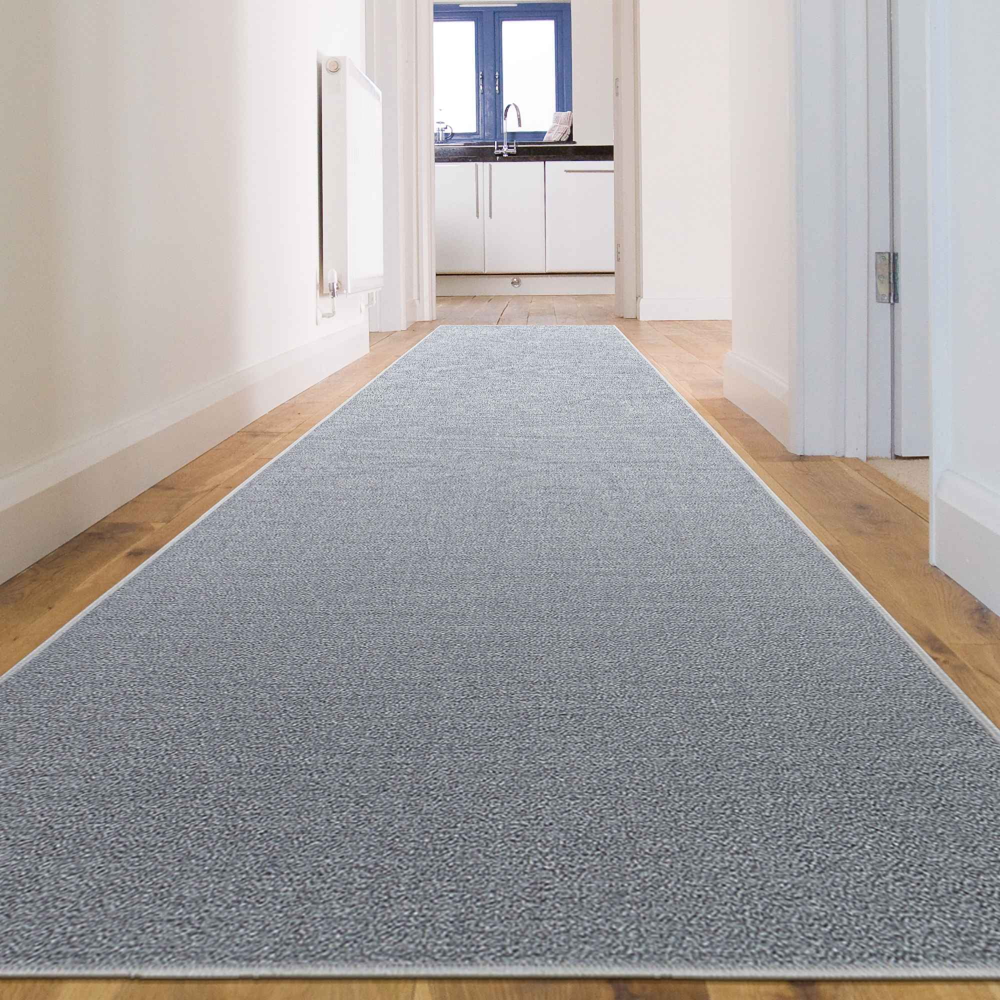 Sweet Home Stores Ribbed Waterproof Non-Slip Rubberback Solid Runner Rug, 2  ft. 7 in. x 11 ft., Gray, Polyester Garage Flooring SH-SRT703-3X11 - The  Home Depot