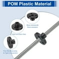 thumbnail image 4 of 2Pcs Tr5x2 T5 Screw POM Nut (Acme Thread, Pitch 1mm, 2mm, 2 Starts) Diameter 5mm POM Plastic Nut for T5 Screw of 3D Printer Z Axis, 4 of 6