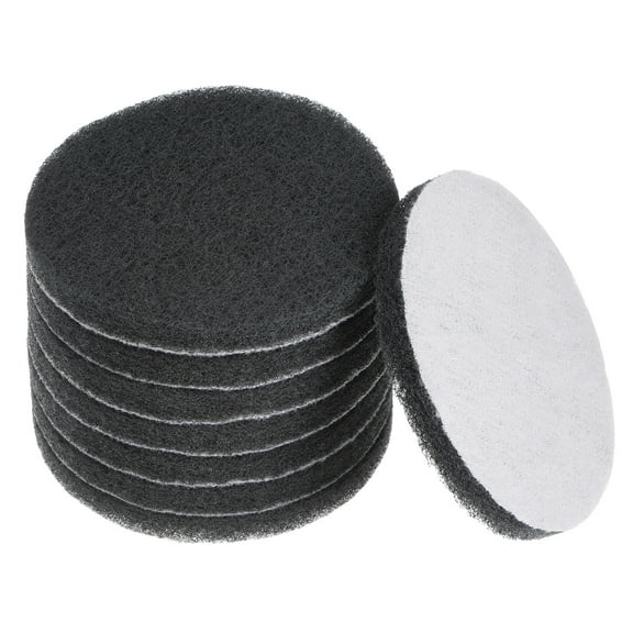 8 Packs Drill Power Brush 4 Inch Tile Scrubber Scouring Pads 800-1000 Grit for Household Cleaning