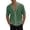 a-6Green2, variant on Men Notched Lapel Collar Short Sleeve Shirt Hollow Crochet Grid Pattern Button Front Loose Breathable Resort Beach Vacation Casual Shirt Versatile Tops M