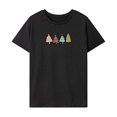 thumbnail image 2 of Camiseta de manga corta para mujer, camiseta clásica con cuello redondo para viajes deportivos de oficina M, 2 of 7