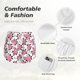 thumbnail image 4 of Balery Rose Flowers Pantalones cortos deportivos para mujer con forro y dos bolsillos, elásticos, para entrenamiento, gimnasio, yoga-Medium, 4 of 7