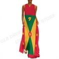 thumbnail image 6 of 2025 Grenada Flag Dress Women Fashion Party Evening Dresses Casual Long Robe Grenada Flag Vestidos Maxi Voion Dress Beach Behemian, 6 of 6