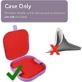 thumbnail image 2 of TUDIA Hard PC Waterproof Travel Carrying Case for Urinal Pee Cup Funnel Device - Purple, 2 of 6