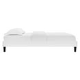 thumbnail image 5 of Modway Reign Full Performance Velvet Platform Bed Frame in White, 5 of 5