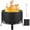 26 inches, variant on ChaoLink 26" Smokeless Fire Pit with Ash Tray Base, Wood Burning Firepit with Adjustable Foot & Fire Poker, Portable for BBQ, Bonfire, Camping