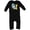 AB-Black, variant on Rocket Spaceship Happy First Birthday Baby Romper Coveralls