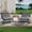 Gray, variant on Indoor Outdoor Rocking Chair, Oversized Papasan Rocking Chair with Thick Cushion & Metal Frame, 450 LBs Support, Comfy Rocking Egg Chair for Bedroom, Living Room, Porch, Garden, Patio, Gray