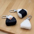 thumbnail image 4 of Simulated Food Pendant PVC Seaweed Bun Rice Ball Model Keychains Car Key Chain Pendant Keyrings Creative Decoration Gift tzw, 4 of 6
