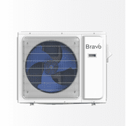 BRAVO 36,000 BTU Dual Zone 18000 + 18000 BTU Ceiling Cassette Ductless Mini Split A/C and Heater with 16ft Installation Kits