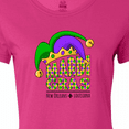 thumbnail image 4 of Inktastic Mardi Gras New Orleans Louisiana Jester Hat Women's T-Shirt, 4 of 5