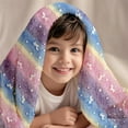 thumbnail image 3 of Syenlll Glow in The Dark Blanket for Kids, Soft Luminous Blanket, 50x60 inch Throw Blanket for Toddlers Age 3-12, Pony 1, 3 of 8