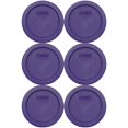thumbnail image 1 of Tapas de repuesto para almacenamiento de alimentos Pyrex 7202-PC, 240 ml, paquete de 6, 1 of 1