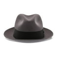 thumbnail image 3 of Stetson Men's Frederick Felt Fedora Hat (Caribou, 7 1/4), 3 of 4