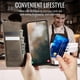 thumbnail image 4 of Funda tipo cartera para Samsung Galaxy S25 Edge, de piel, con tarjetero, soporte, cierre magnético y bloqueo RFID. TPU a prueba de golpes, compatible con S25 Edge, 4 of 8