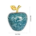 thumbnail image 3 of Lilixerw Unique Crystal Apple Figurine Paperweight,Art Glass Apple Collectible Figurines,Best for Lucky Christmas Eve Gifts,Great Wedding Decor Gifts, 3 of 6