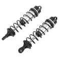 thumbnail image 3 of RC Front Shock Absorbers, Aluminium Alloy One Pair RC Front Spring Damper Wear Resistant Threaded Body Easy Installation  for Replacement Black, 3 of 7