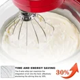 thumbnail image 3 of Accessoire Fouet pour Batteur sur Socle Kitchen Aid 6 Qt à Bol Relevable, Acier Inoxydable..., 3 of 5